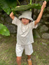 Cotton Shorts in Feldspar